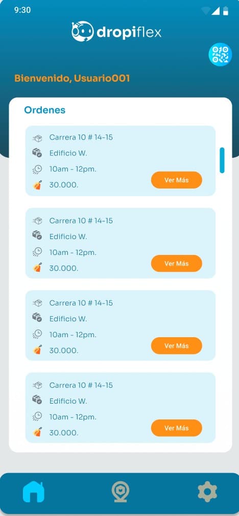 Delivery Fleet App project capture