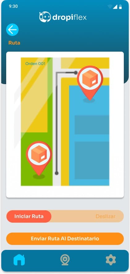 Delivery Fleet App project capture