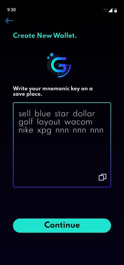 AF App project interface
